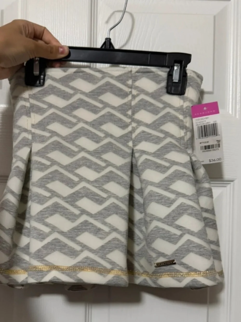 Sean John Gray & Cream Geometric Bomber Jacket for Kids